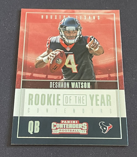 Deshaun Watson #RY-2 2017 Panini Contenders Rookie of the Year card