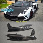 Carbon Fiber Front Side Fender Bumper Lip For Lamborghini Aventador LP700 LP720