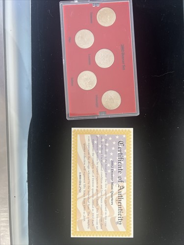 2002 P, D, Platin & Gold Viertel Set - Bild 5 von 8