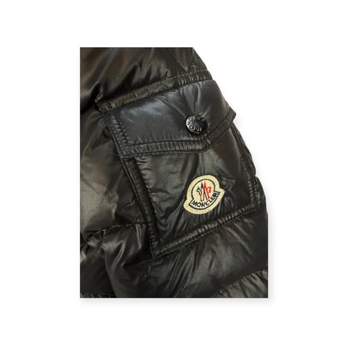 Moncler Black Goose Down Hooded Puffer Boy or Girls Jacket Coat Size 4 - Picture 3 of 13
