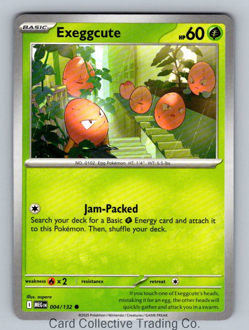Exeggcute Common ME01: Mega Evolution 004/132 NM Normal