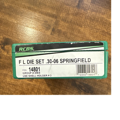 RCBS Full Length Reloading Die Set .30-06 Springfield Rifle Dies MPN 14801