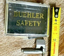 Swedish M1896 Mauser Safety Lever and Vintage Maynard P. Buehler Box