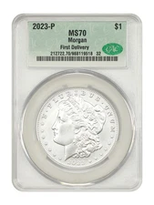 2023-P $1 Morgan Dollar CACG MS70 (First Delivery)