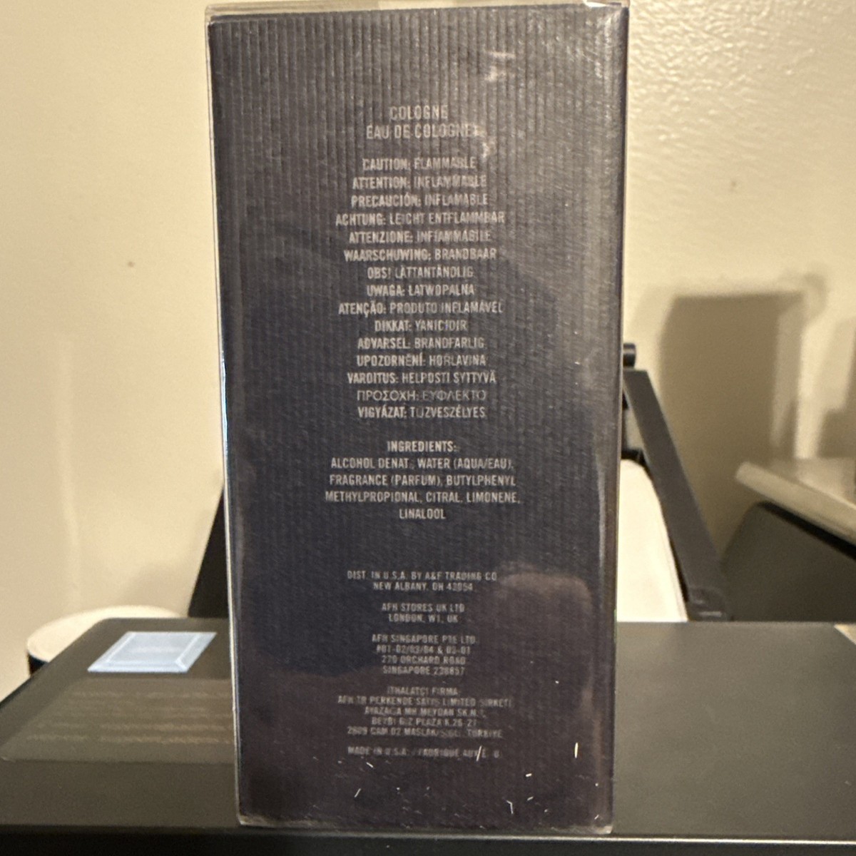 ABERCROMBIE & FITCH Eau De Cologne 1 Fl oz 30mL RARE NEW & SEALED