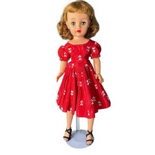 Vintage Ideal Miss Revlon Doll 1950s 20  Inches Tall Dress and Shoes