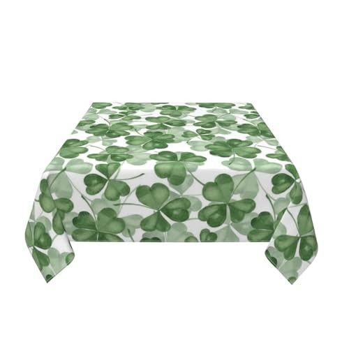 St. Patrick's Day Tablecloth Square 54 x 54 Inch 54" x 54" (Square) Shamrock - Picture 3 of 7