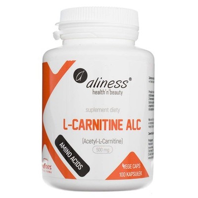 Aliness L-Carnitine ALC L-Carnitin 500mg Kapseln Fettstoffwechsel 100 kapseln