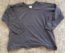 Champion Sweatshirt Women's Size XL Long Sleeve Gray Logo