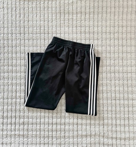 Adidas Athletic Jogging Pants Sweatpants Youth Kid's Size L 14/16 Black 23x29" - Picture 2 of 3