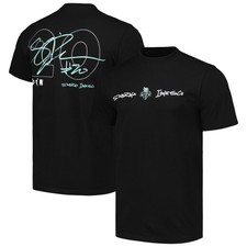 Unisex round21 Sabrina Ionescu Black New York Liberty Player Signature Name &