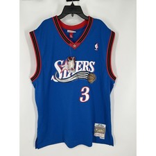 Allen Iverson Philadelphia 76ers Mitchell  Ness Jersey 1999-00 Stitched Sewn XL