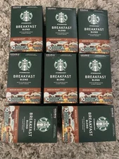 Starbucks Breakfast Blend Coffee K-Cup Pods Medium Roast Coffee 80 ct. kcup