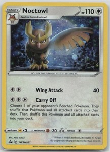 Noctowl SWSH027 Sword & Shield Black Star Promo Holo