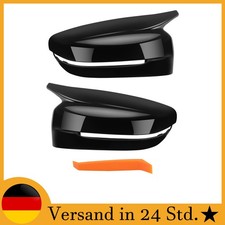 Glanz Schwarz Spiegelkappen f�r BMW 5er G30 G31 7er G11 G12 Geh�use Paar