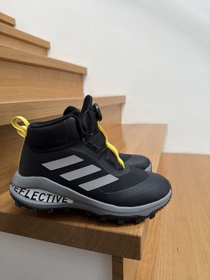Adidas FortaRun BOA ATR K   Gr. 36 2/3   Core Black / Impact Yellow  BOA