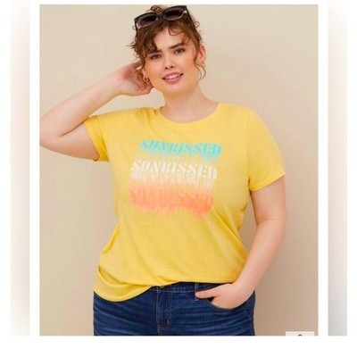 Torrid Everyday Tee Classic Fit Sunkissed Size 00 / Medium