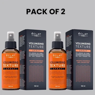 ECLAT SKINCARE Eclat Volumizing Hair Texture Spray for Men Thickening, & Volume 150ml Pack Of 2