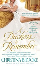 A Duchess to Remember (Ministry of Marriage Novels) By Christina