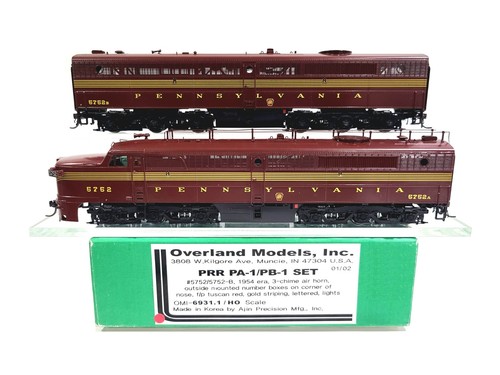 Juego Overland OMI PRR PA-1 PB-1 Pennsylvania Railroad #5752A-B HO latón #6931.1 | Zustand: New: Other (See Details)