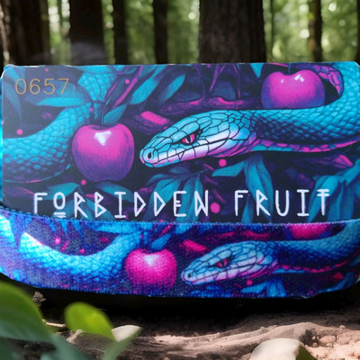 ZOX ''FORBIDDEN FRUIT'' Single Strap W/ Card. (Size Medium.)  -Silver 