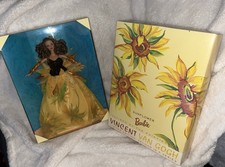    NRFB Sunflower Barbie - Vincent Van Gogh Series 1998 - Mattel 19366   