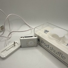 Apple iPod shuffle 2nd Generation - 1GB - Silver w/ Box TESTED