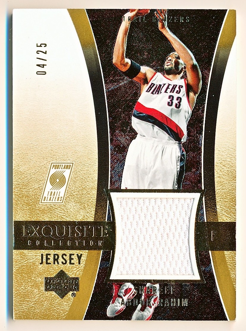2004-05 Upper Deck Exquisite Collection Shareef Abdur-Rahim Jersey #32-J (04/25)