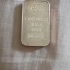 Argor S.A. Chiasso Silver Bullion Bar 3 Troy oz .999 Fine Silver Bar