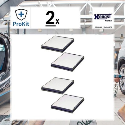 2x ORIGINAL  Hengst Filter E960LI-2 Filter, Innenraumluft für BMW 5 Touring 5
