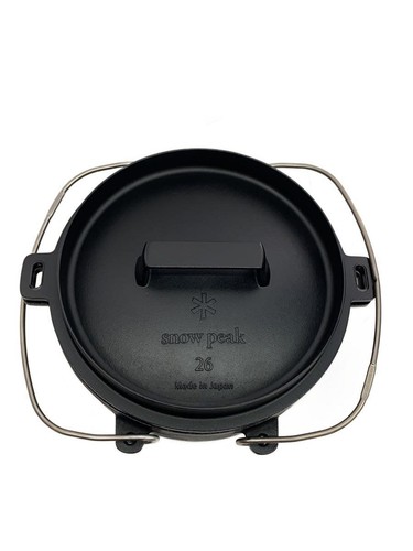 Snow Peak Camping Equipment Other CS-520 Japanese Iron Dutch Oven 26 Used