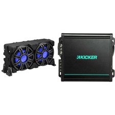 Kicker 51MWLE104 - MWE 10-Inch Loaded Premium Marine Sub Encl w/ Passive Radi...