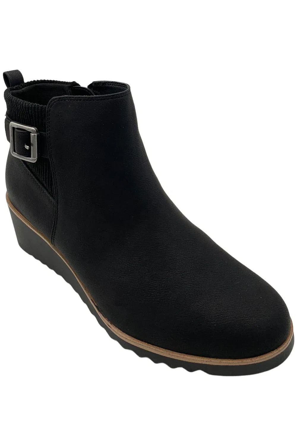LifeStride Womens Zayne Wedge Boots Black