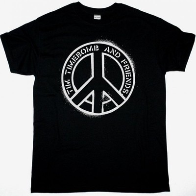 Tim Timebomb And Friends Peace Band T-Shirt Punk Rock Tee