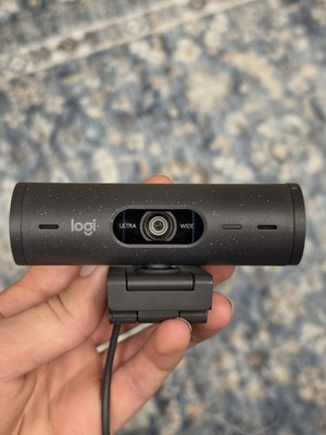 Logitech C920 HD Pro USB-A Webcam Built-In Mic Black Cord Included, Tested Works