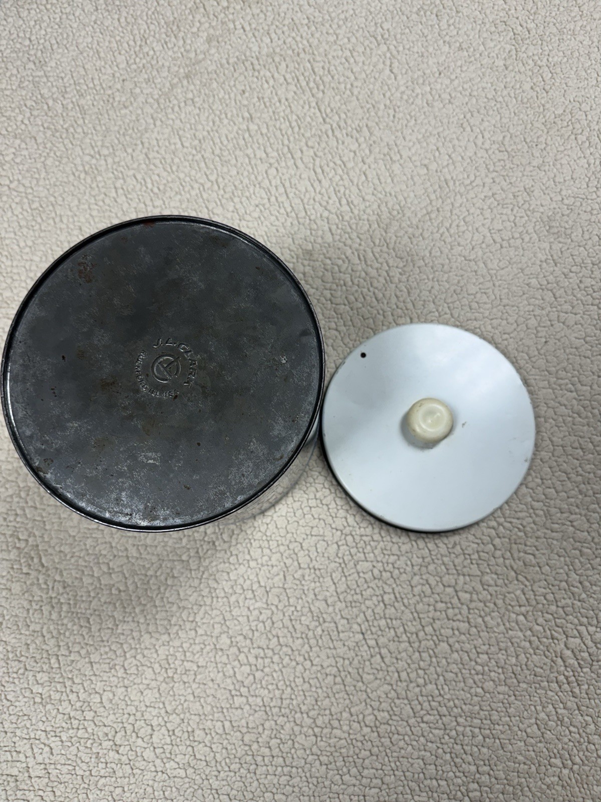 Vintage Doughboy J.L. Clark Pillsbury's Best Metal Flour Tin XXXX Canister 8"