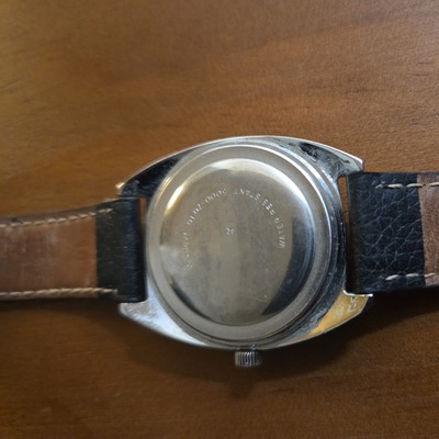 RARE SEIKO TOMONY HAND-WOUND MEN'S WRISTWATCH BLACK DIAL JAPAN
