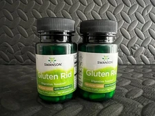 2x Swanson Gluten Rid with Tolerase G 100mg 90 Veggie Capsules ea. 180 Total