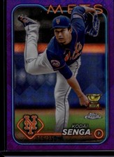 2024 Topps Chrome Logofractor #31 Kodai Senga Purple /250
