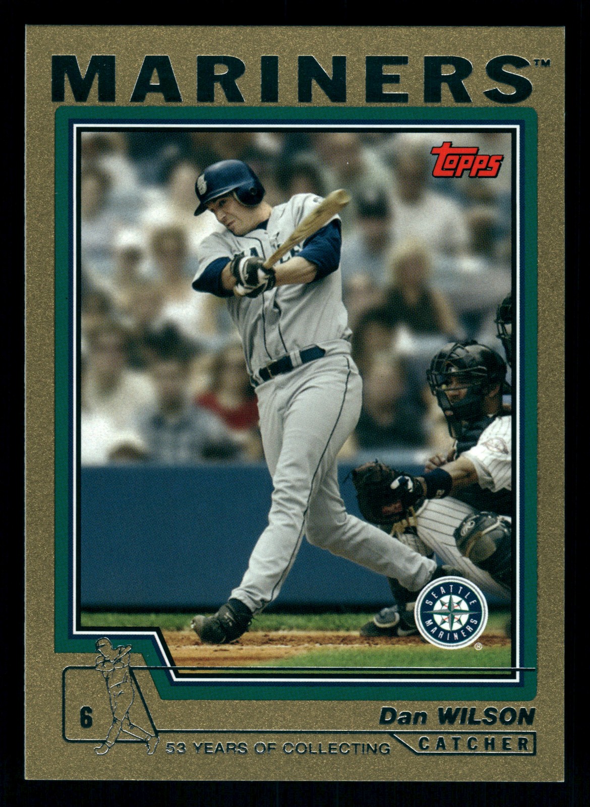 Dan Wilson Seattle Mariners 2004 Topps Gold #558 SN /2004