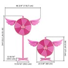 WinSpin 24" Dual Use Prize Wheel Tabletop or Floor Stand Fortune Spinning Pink — photo 9