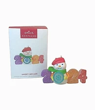 Hallmark 2024 Sweet Decade 5th in Series Keepsake Xmas Ornament NIB