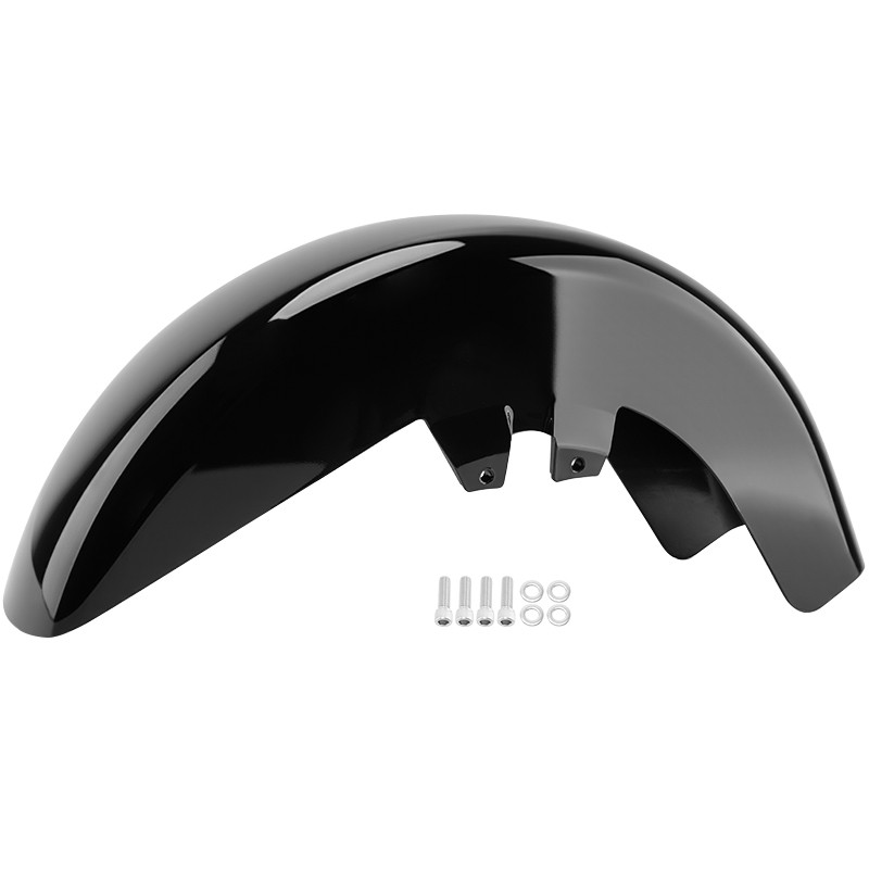 Vivid Black Front Fender For Harley Touring Electra Street Road Glide 1989-2013