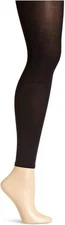 Danskin 711 Women's Microfiber Footless Tight Black Size C/D NWT