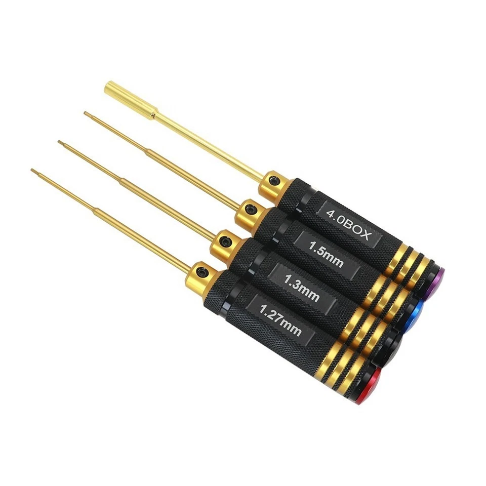 4pcs Hex Screwdriver 4.0 Nut Driver Wrench Repair Tool for Axial SCX24 RC Car p Foto 4 de 4
