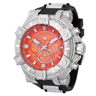 Chase Durer by Invicta Men's 52mm Flight Series Orange Chrono Watch CDW-0135