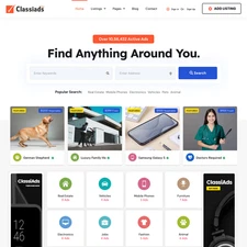 Ready Made Classified Websites Design for Sale with Free VPS Web Hosting