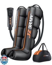 JZBRAIN Sequential Air Compression Recovery System : Professional Full Leg Co