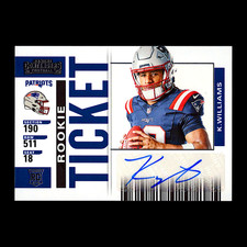 2025 Panini Select Kyle Williams Contenders Rookie Ticket Preview Variation Auto