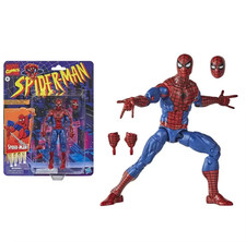 Hasbro Marvel Legends Spider-Man Retro Spiderman 6  Action Figure Dented Package